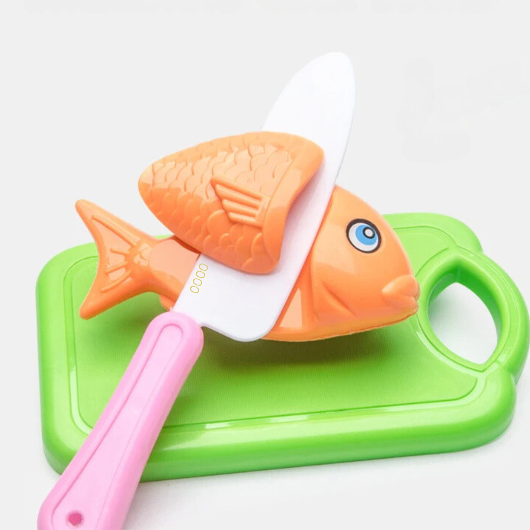 Cuttable Fruits & Vegetables Playset – Fun & Learning for Kids