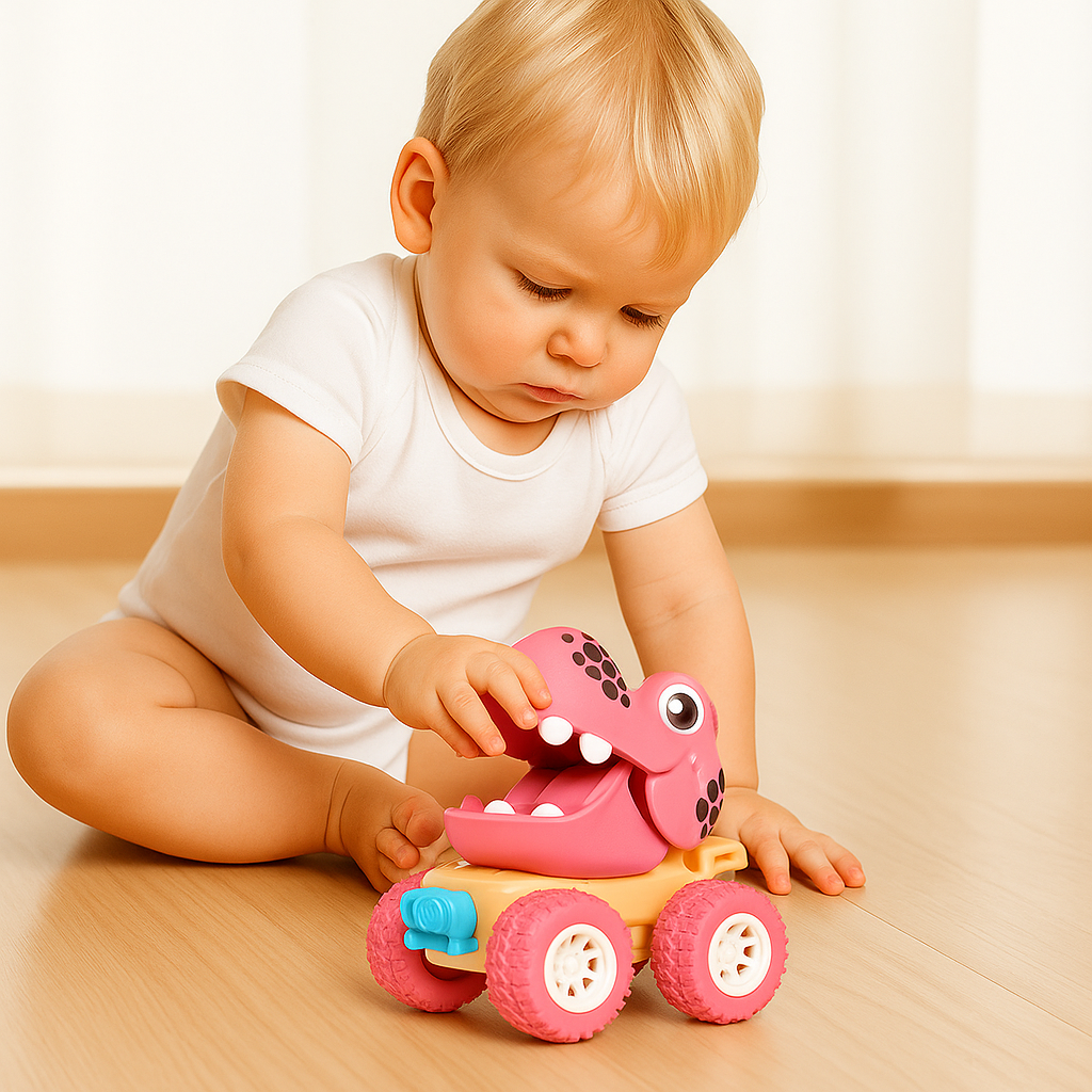 Dino Monster Trucks – Push & Go Dinosaur Toy Cars