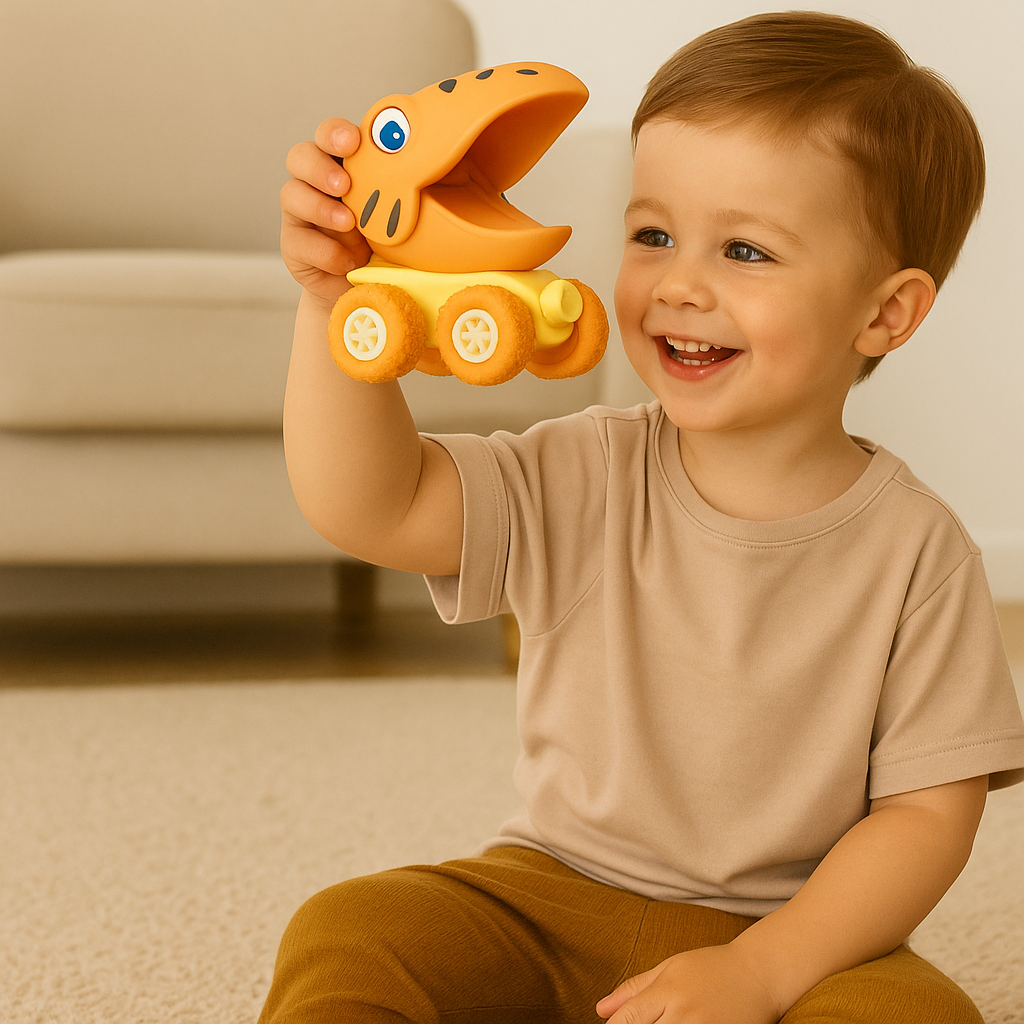 Dino Monster Trucks – Push & Go Dinosaur Toy Cars