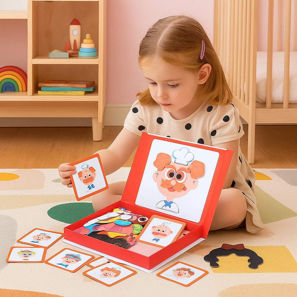 Educational Facial Expression Puzzle – Learn Emotions Through Play