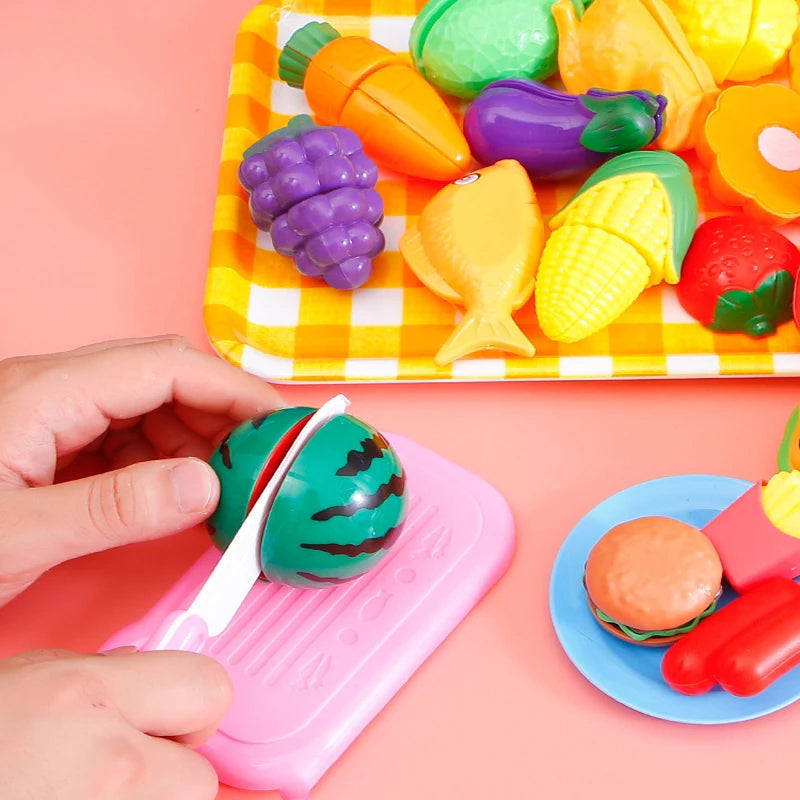Cuttable Fruits & Vegetables Playset – Fun & Learning for Kids