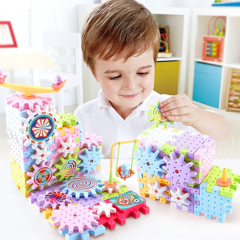 Rotating Montessori Building Blocks – STEM Learning Toy
