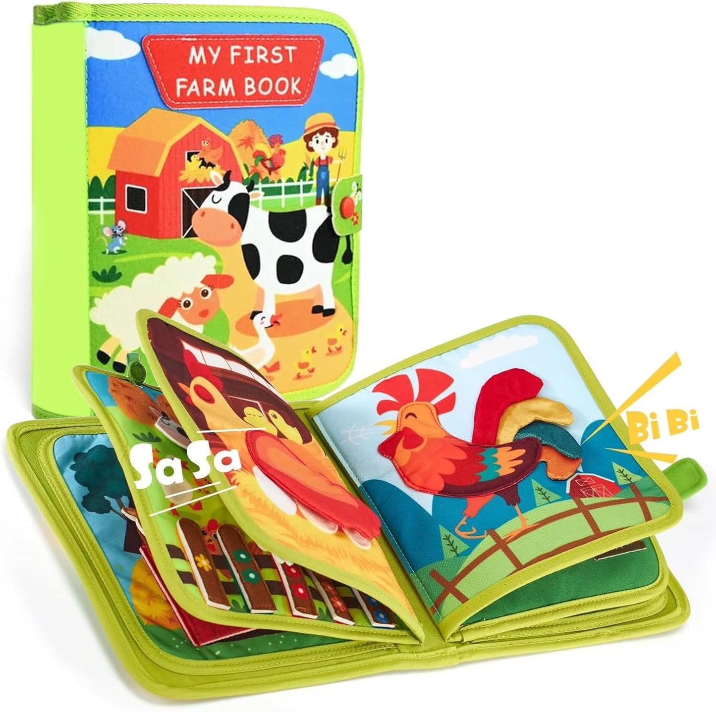 Educational Montessori Farm Story Book – Learn About Farm Animals, Nature & Early Literacy