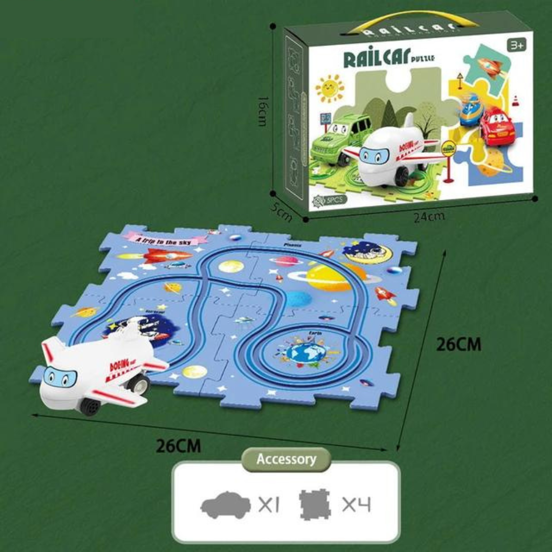 PuzzleTrack Vehicle Tracks – Interactive Puzzles for Kids