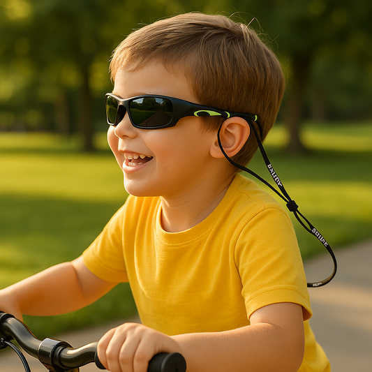 Kids Polarized Sunglasses with Flexible Unbreakable Frames and UV400 Protection