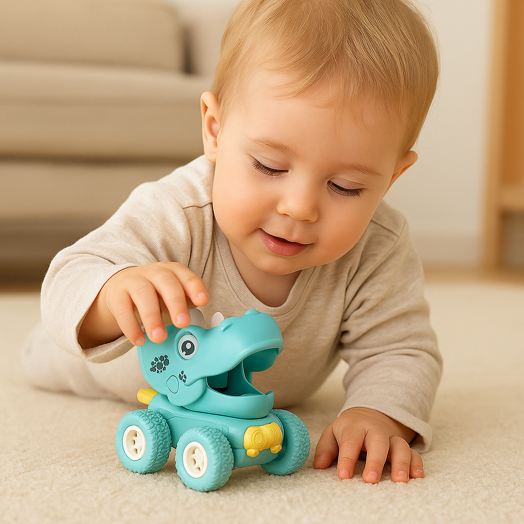 Dino Monster Trucks – Push & Go Dinosaur Toy Cars