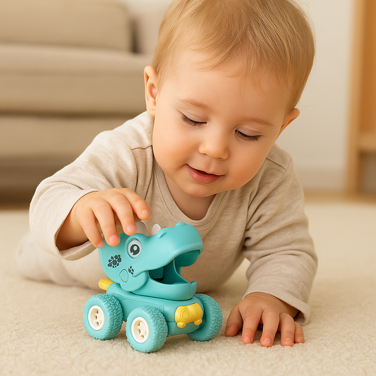 Dino Monster Trucks – Push & Go Dinosaur Toy Cars