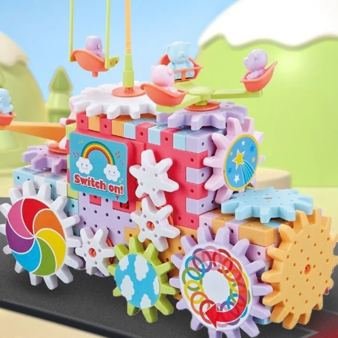 Rotating Montessori Building Blocks – STEM Learning Toy
