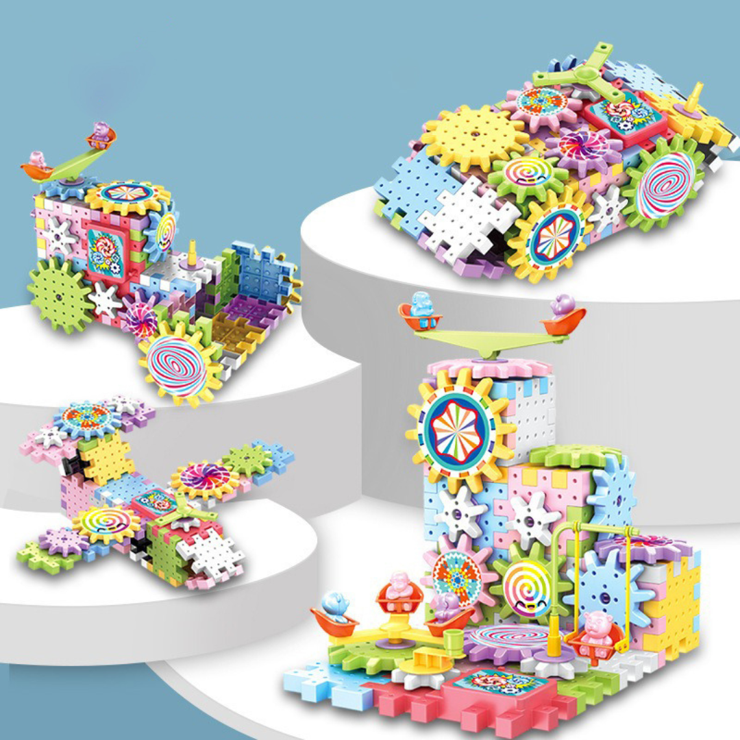 Rotating Montessori Building Blocks – STEM Learning Toy
