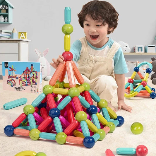 Magnetic Building Blocks – Creative STEM Toy for Kids