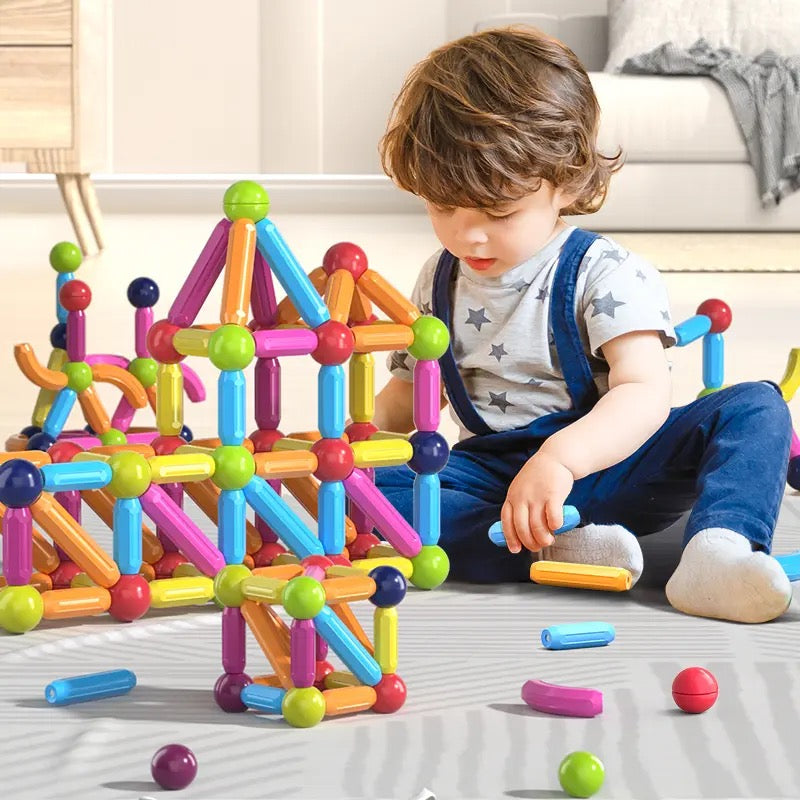 Magnetic Building Blocks – Creative STEM Toy for Kids