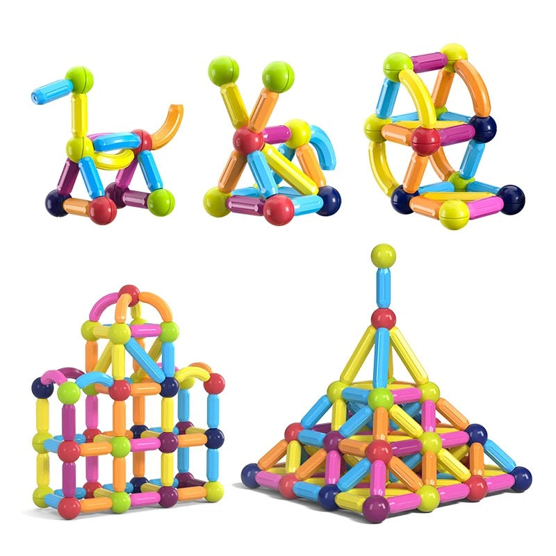 Magnetic Building Blocks – Creative STEM Toy for Kids