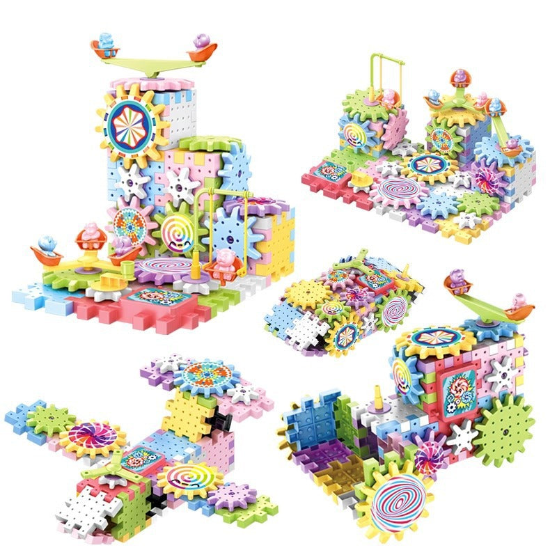 Rotating Montessori Building Blocks – STEM Learning Toy
