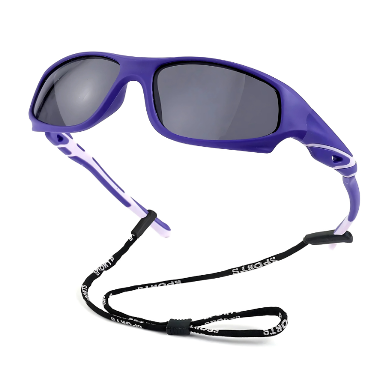 Kids Polarized Sunglasses with Flexible Unbreakable Frames and UV400 Protection