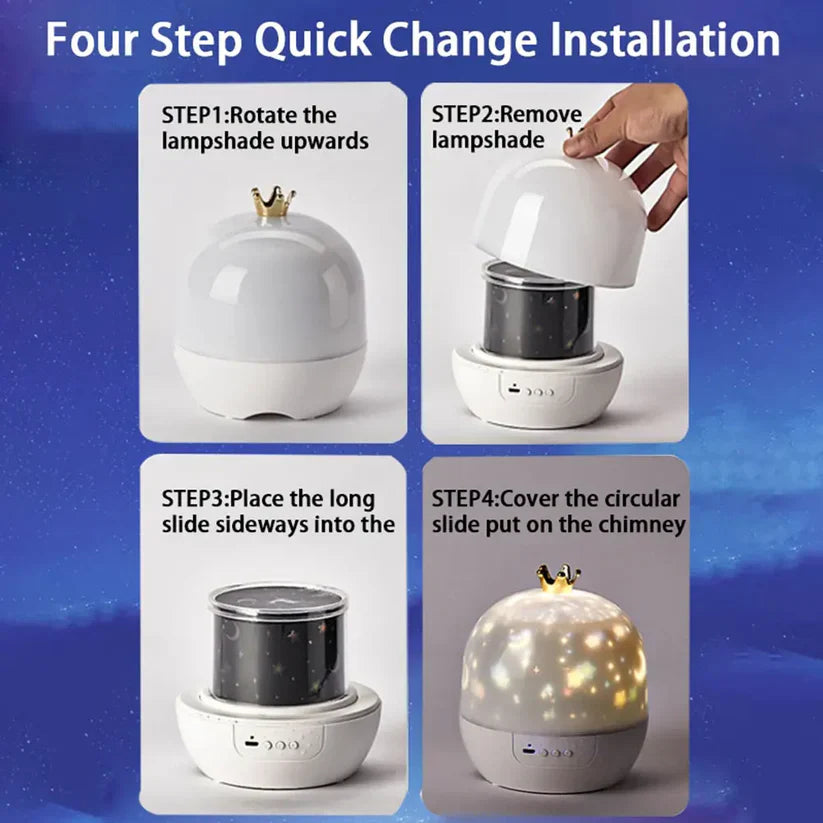 Underwater Dreamscape – 2-in-1 Night Light & Ocean Projector for Kids