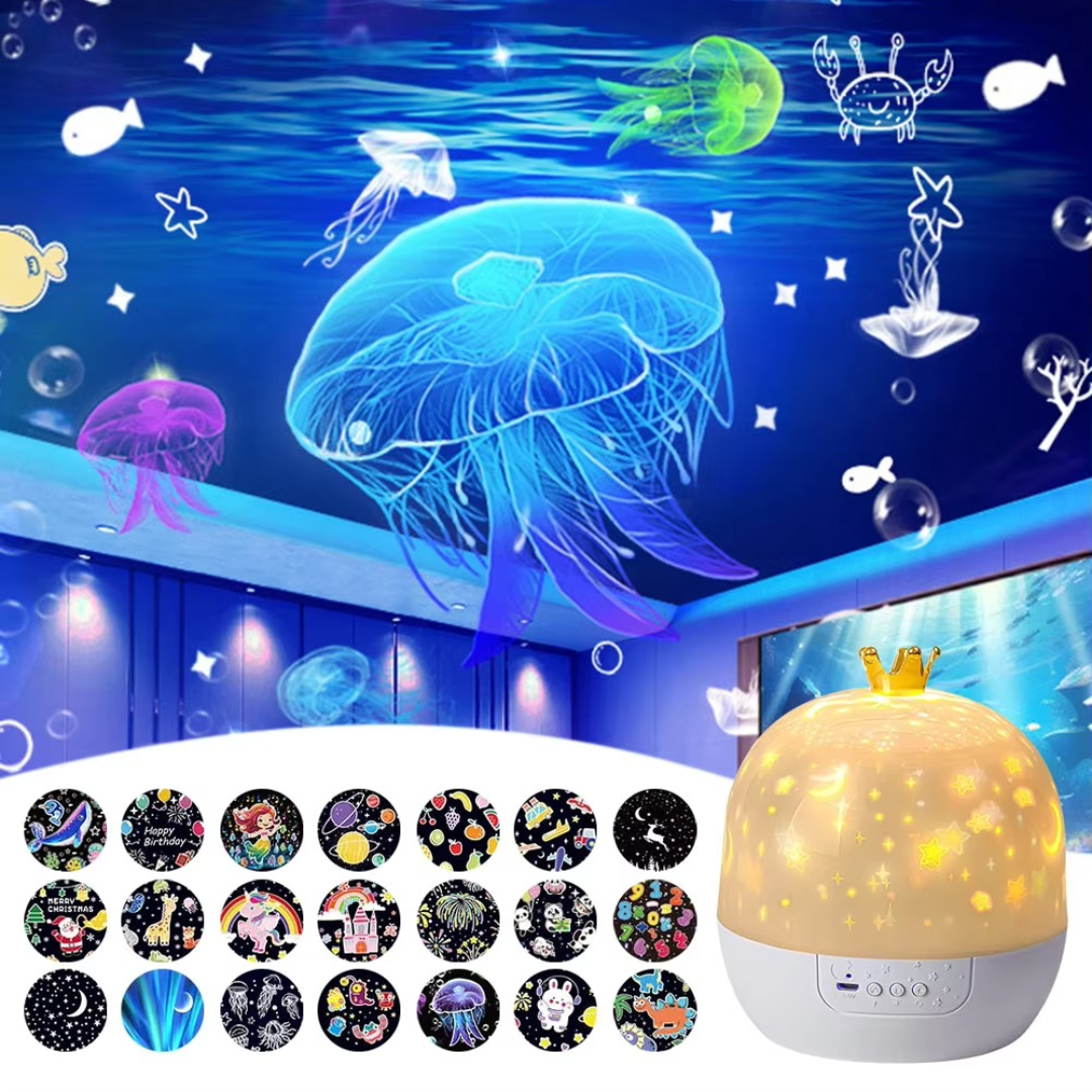 Underwater Dreamscape – 2-in-1 Night Light & Ocean Projector for Kids