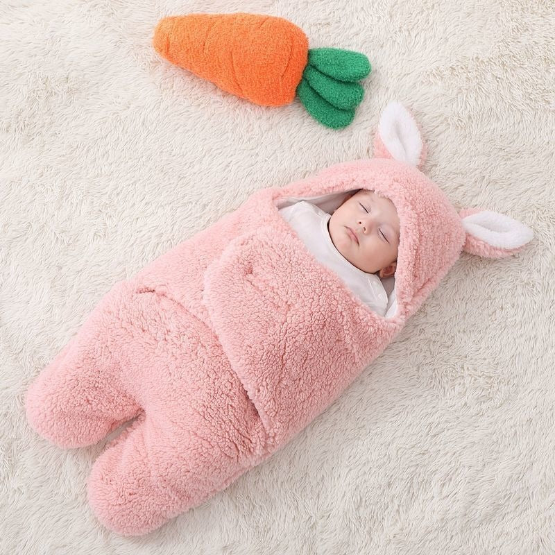 Baby Blanket Wrap Ultra-Soft Cotton Lined Swaddle for Newborns and Infants