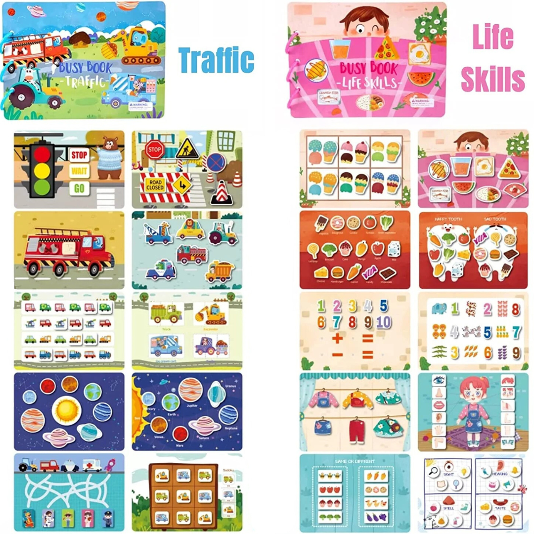 Busy Book Collection – Interactive Learning for Kids
