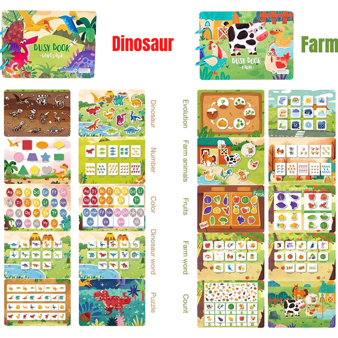 Busy Book Collection – Interactive Learning for Kids