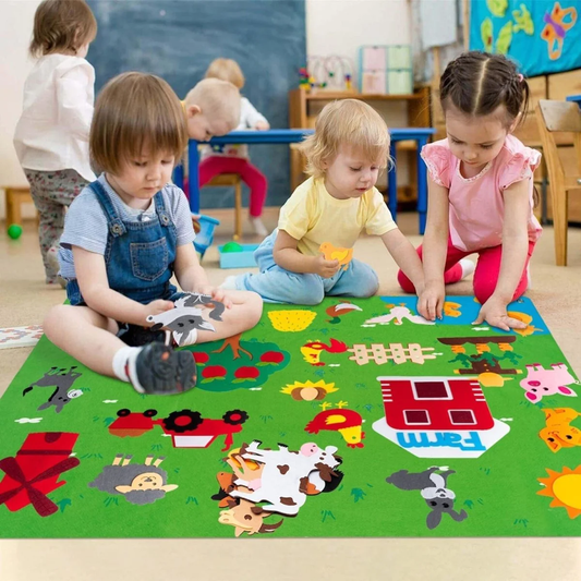 Story Worlds Felt Play Mats – Creative Imagination for Kids