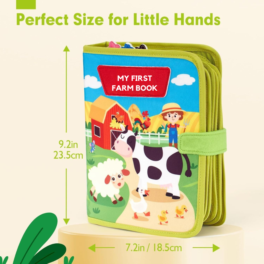 Educational Montessori Farm Story Book – Learn About Farm Animals, Nature & Early Literacy