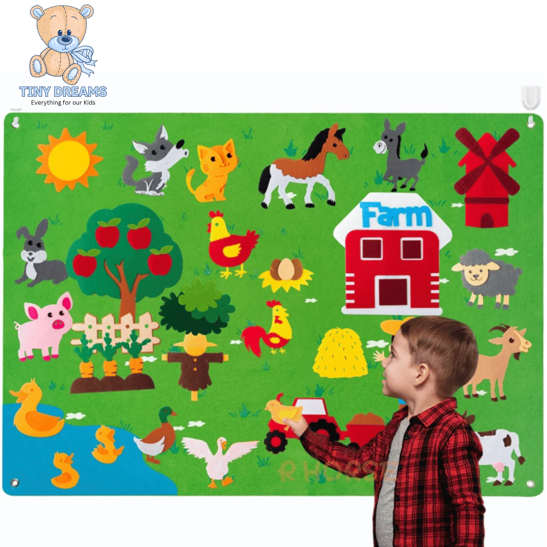 Story Worlds Felt Play Mats – Creative Imagination for Kids