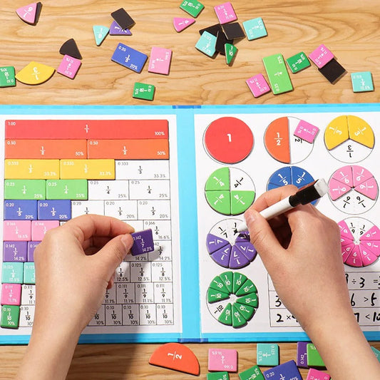 Magnetic Math Learning Game – Fun Fraction Toy for Kids