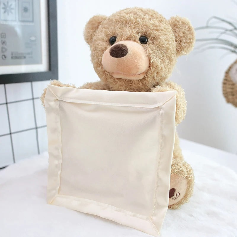 Peek-A-Boo Teddy – Interactive Plush for Baby Development