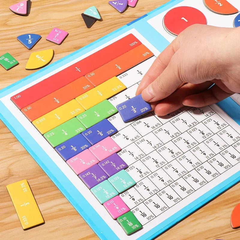 Magnetic Math Learning Game – Fun Fraction Toy for Kids