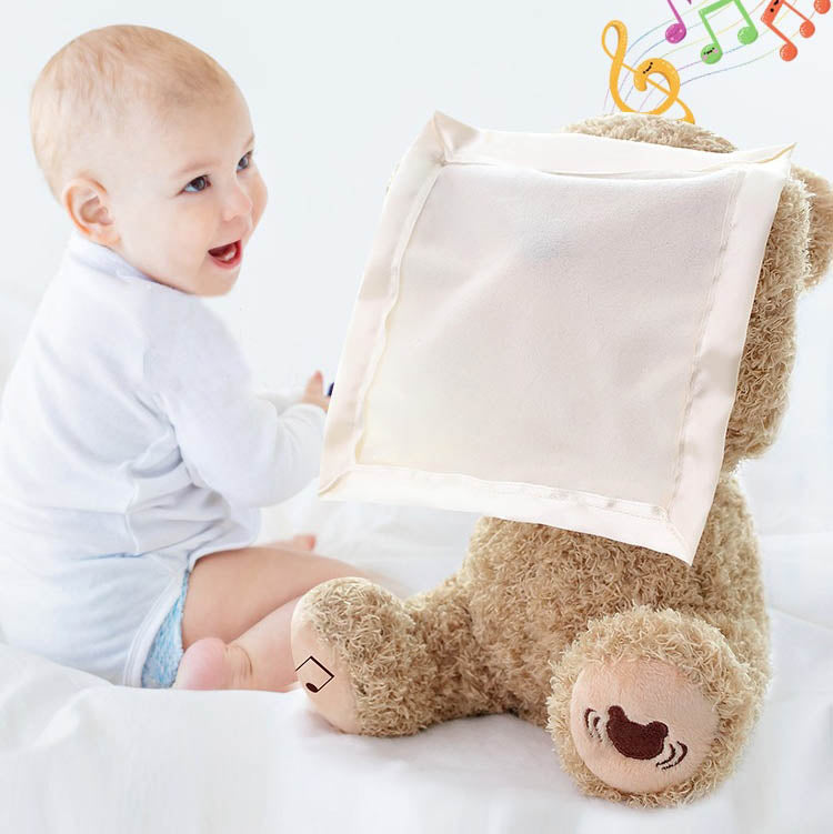 Peek-A-Boo Teddy – Interactive Plush for Baby Development