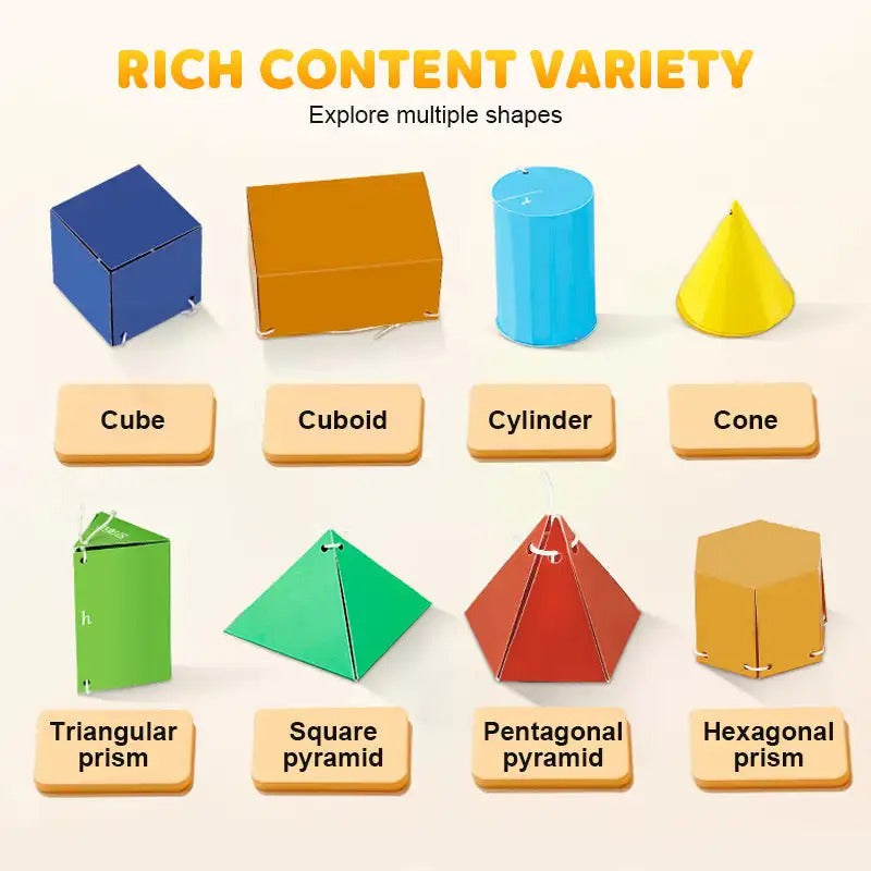 Brilliant 3D Geometry Kit – Hands-On Learning for Kids