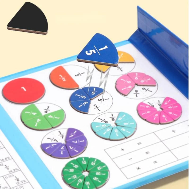 Magnetic Math Learning Game – Fun Fraction Toy for Kids