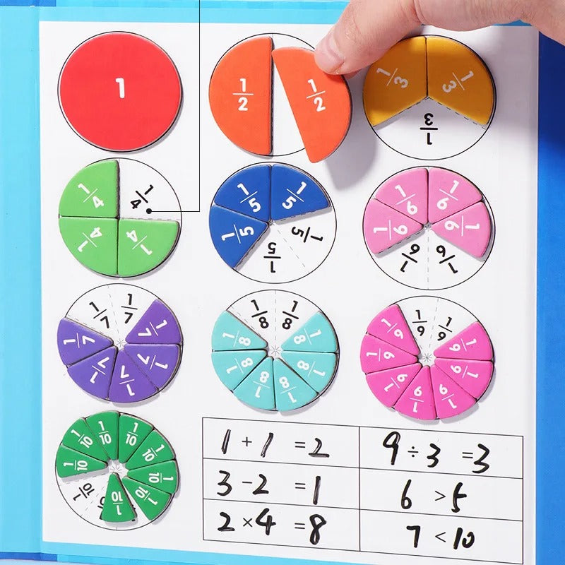 Magnetic Math Learning Game – Fun Fraction Toy for Kids