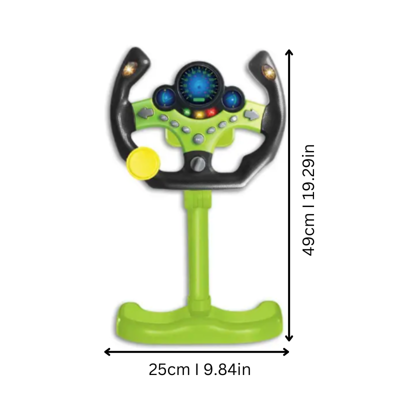 Kids Steering Wheel Toy with Lights and Sounds