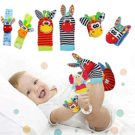 Sensory Baby Plush Socks and Wristbands – Fun, Safe, and Educational for Early Development