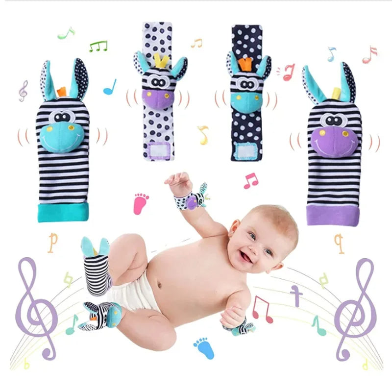 Sensory Baby Plush Socks and Wristbands – Fun, Safe, and Educational for Early Development