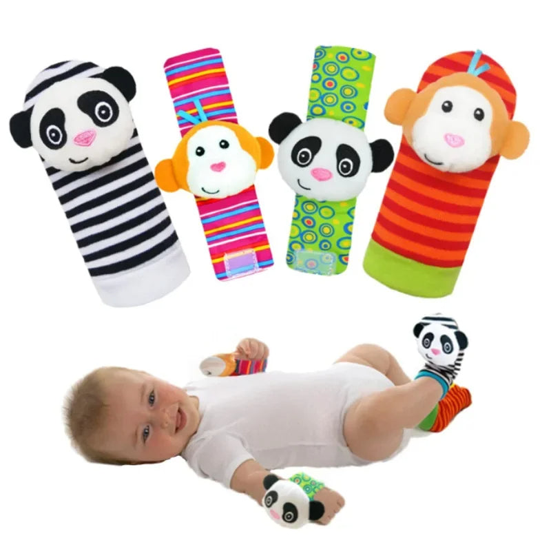Sensory Baby Plush Socks and Wristbands – Fun, Safe, and Educational for Early Development