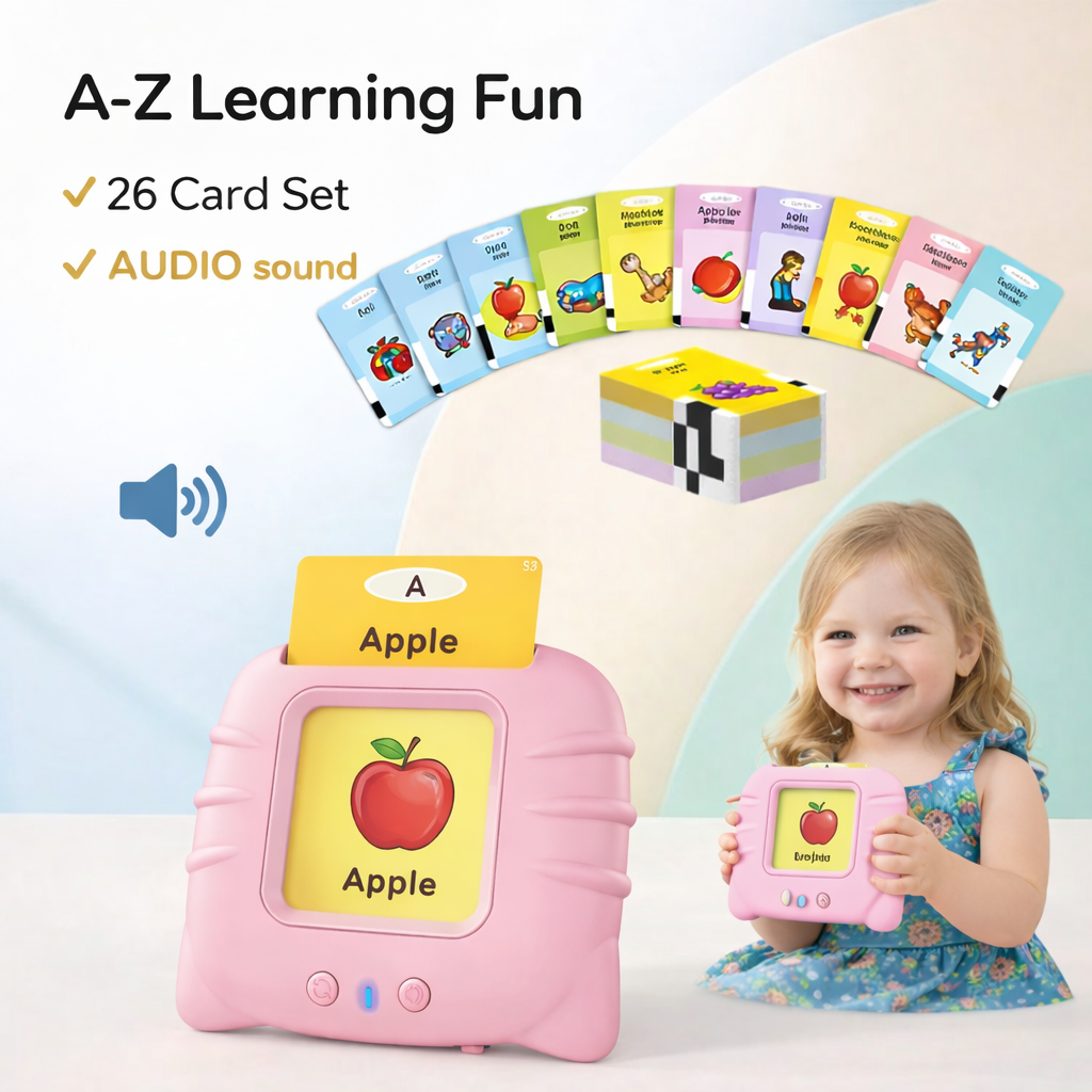 Kids Audio Learning Cards – Interactive English Vocabulary Game for Toddlers