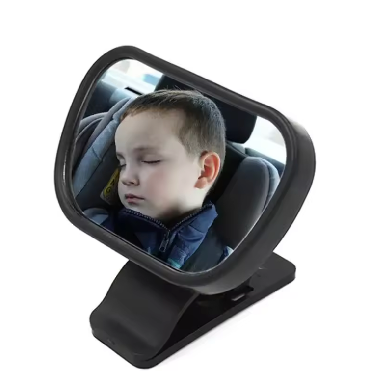 Adjustable Baby Car Rearview Mirror – 360° Rotating Wide Angle Backseat Mirror for Rear & Forward Facing Car Seats