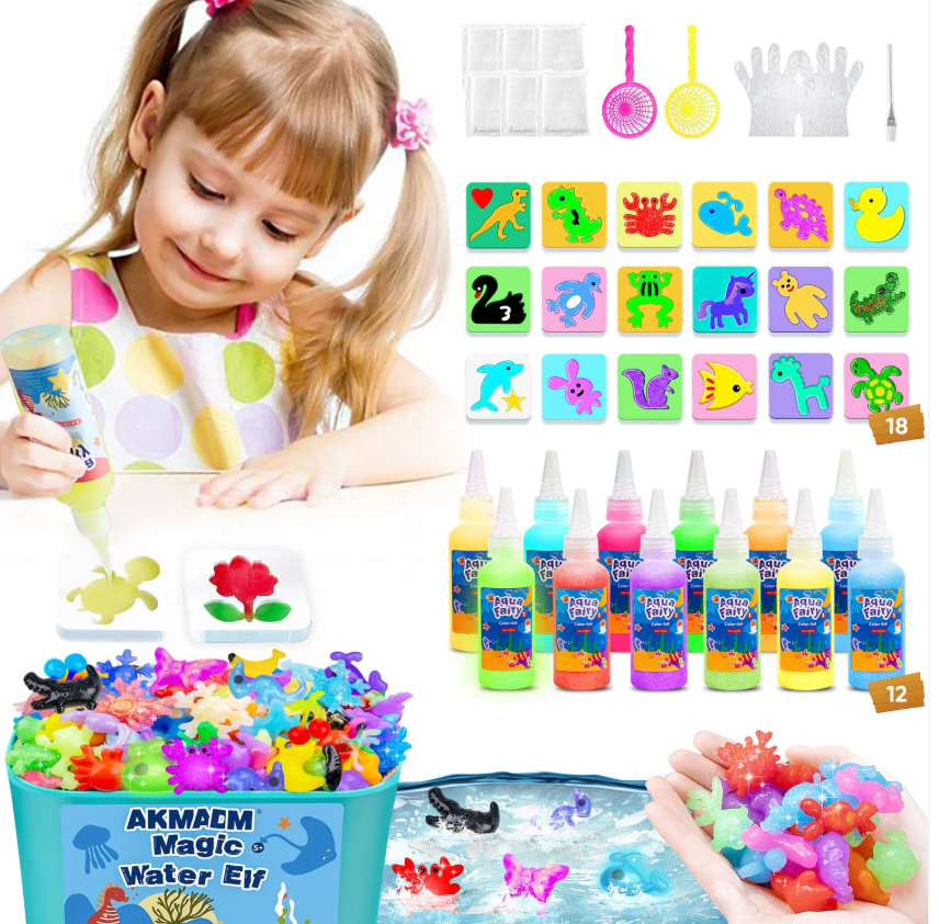 Magic JellyLab Creative Water Design Set – DIY Jelly Figures Craft & STEM Activity Kit for Kids