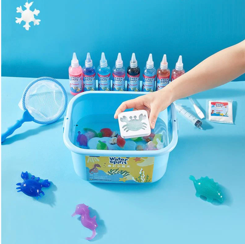 Magic JellyLab Creative Water Design Set – DIY Jelly Figures Craft & STEM Activity Kit for Kids