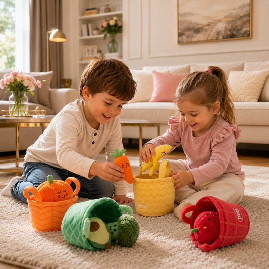 Color Sorting Food Learning Set – Educational Matching Toy for Toddlers