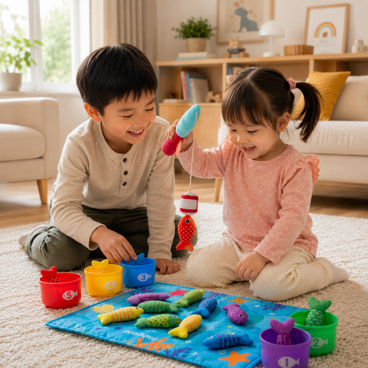 Magnetic Fishing Toy Set for Kids – Counting, Sorting & Ocean Learning Game