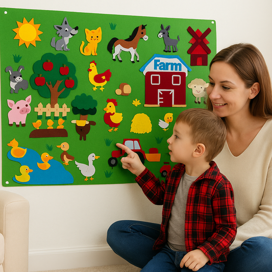 Story Worlds Felt Play Mats – Creative Imagination for Kids