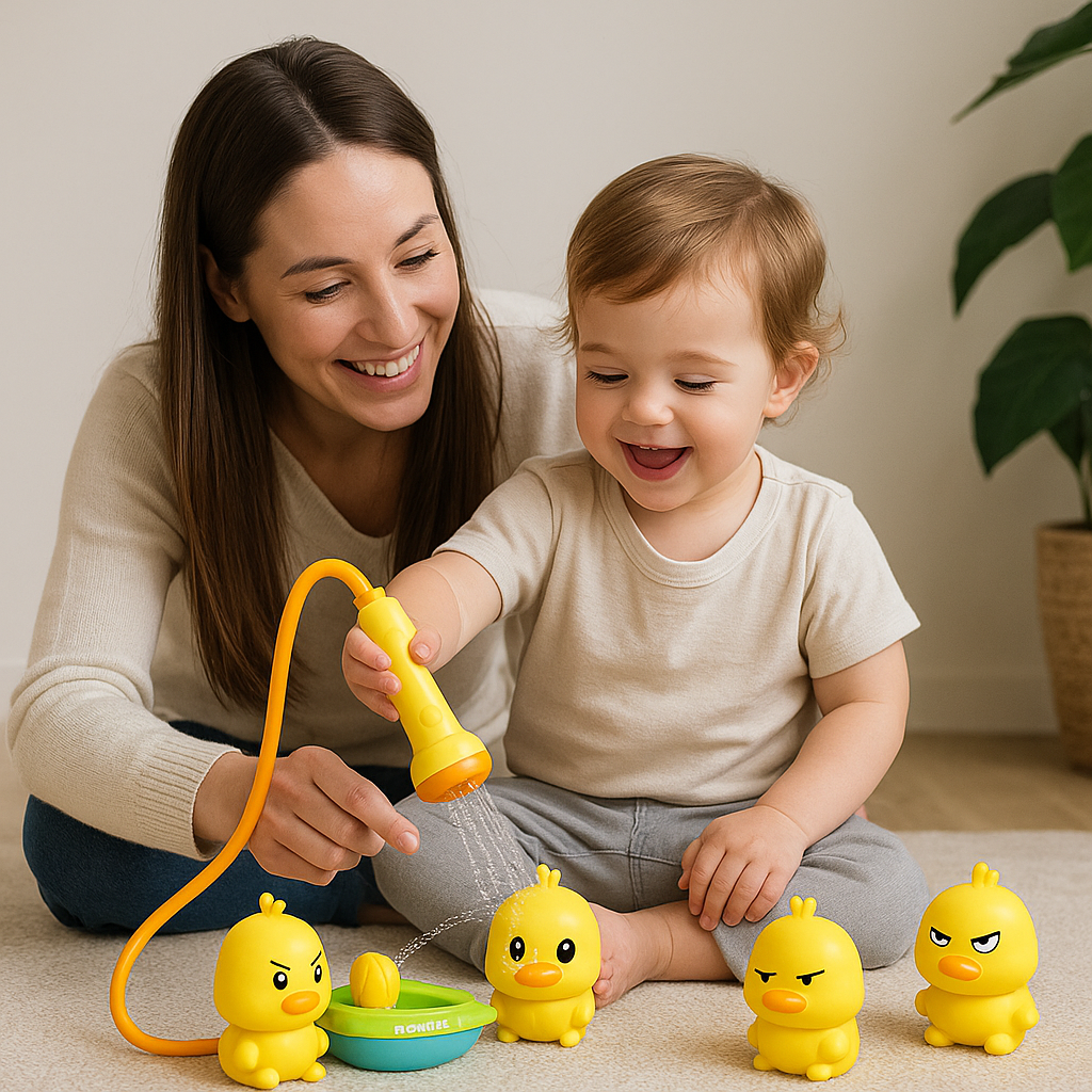 Sprinkling Bath Ducks – Fun & Interactive Bath Toy Set