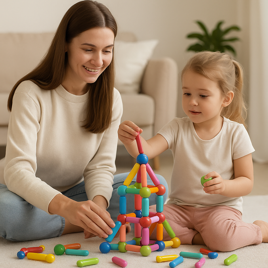 Magnetic Building Blocks – Creative STEM Toy for Kids
