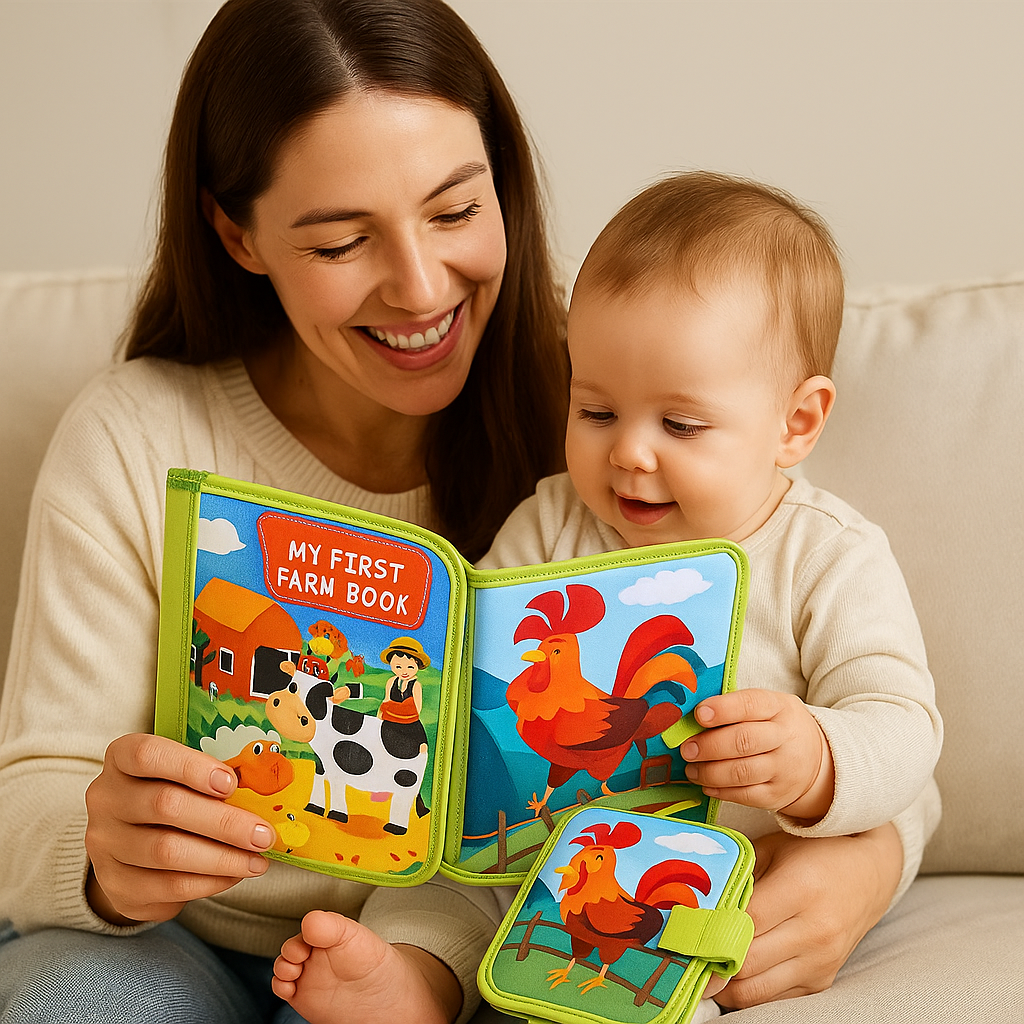 Educational Montessori Farm Story Book – Learn About Farm Animals, Nature & Early Literacy