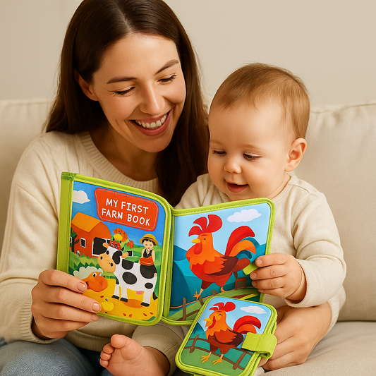 Educational Montessori Farm Story Book – Learn About Farm Animals, Nature & Early Literacy