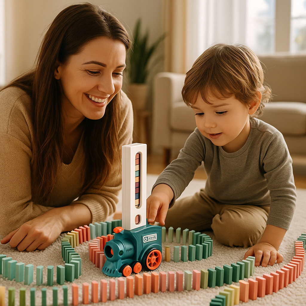 Domino Train – The Perfect Screen-Free Adventure!