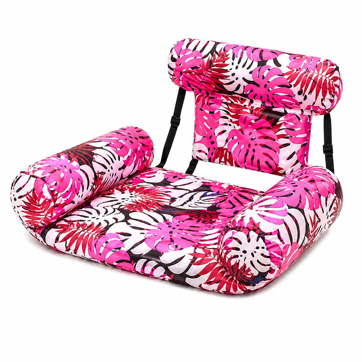 Floating Water Lounge Chair – Inflatable Pool Float with Mesh Seat